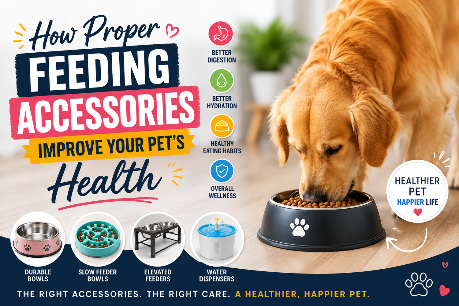 How Pet Feeding Accessories Improve Your Dog's Health