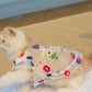 Mesh Flower Embroidery Dress Cat Clothes